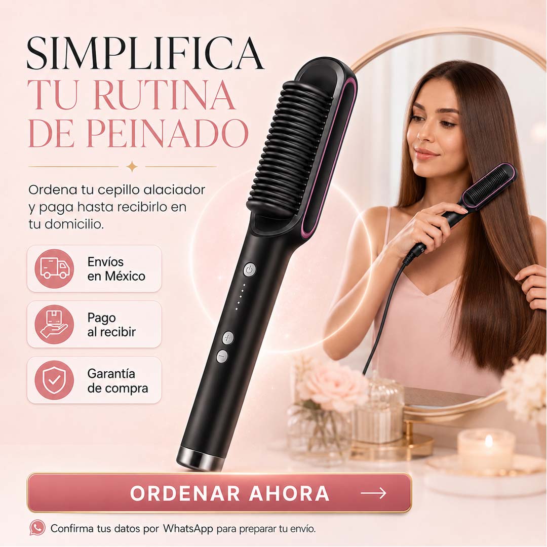 SilkBrush Pro - Cepillo alaciador 2 en 1
