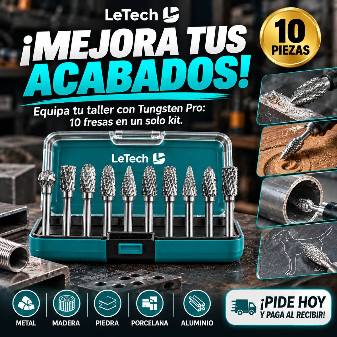 Tungsten Pro - Kit de 10 Fresas