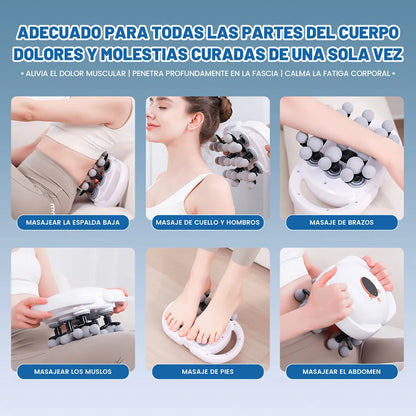 Masajeador Muscular con Terapia de Luz Roja LED