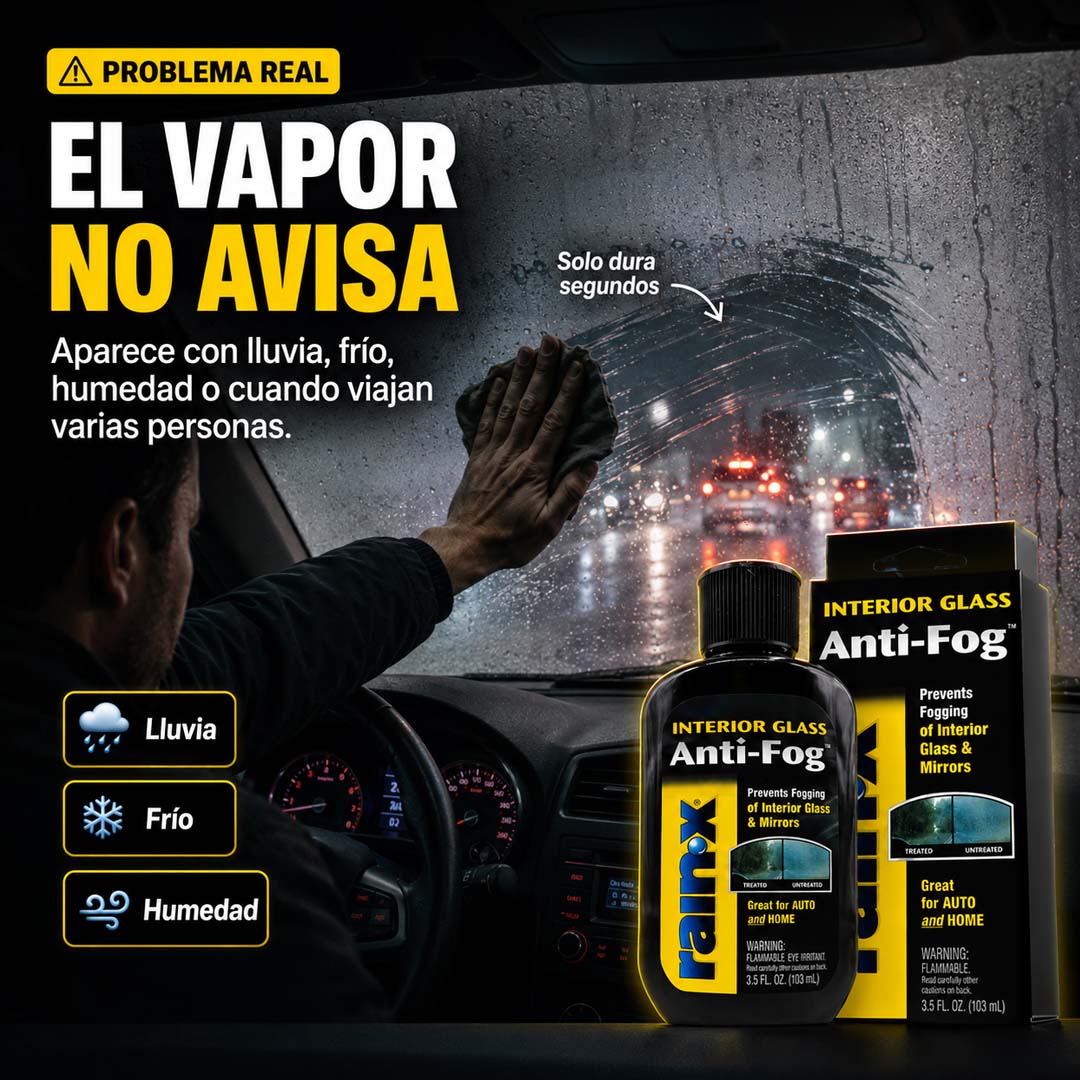 RainX Anti-Fog - Tratamiento Antiempañante