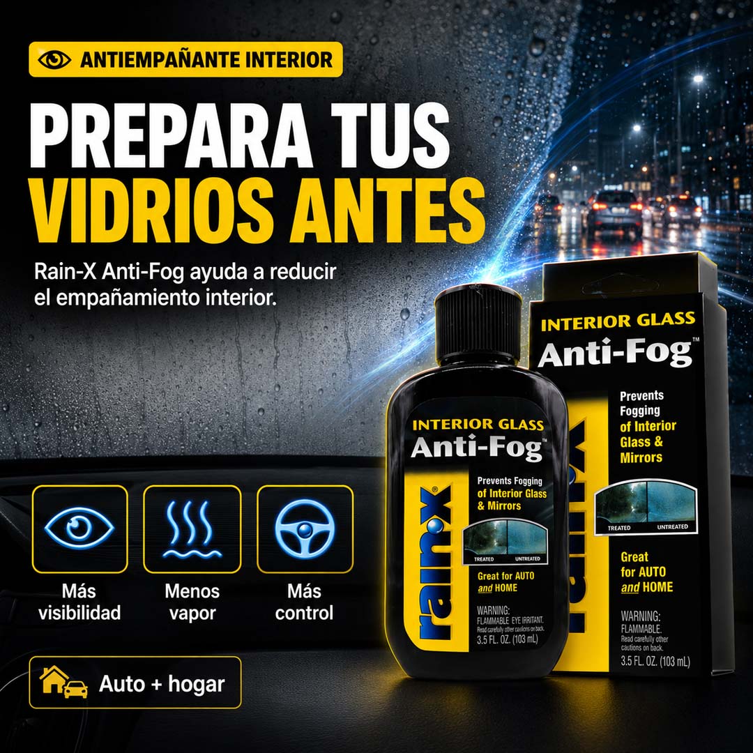 RainX Anti-Fog - Tratamiento Antiempañante