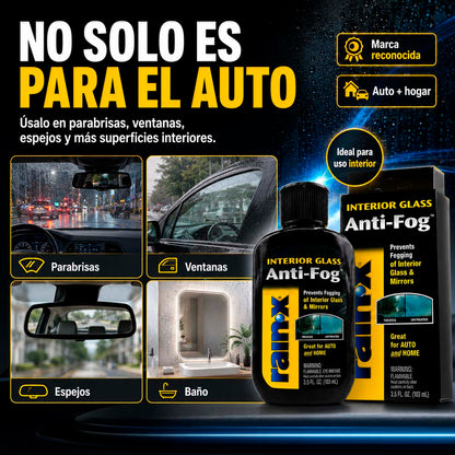 RainX Anti-Fog - Tratamiento Antiempañante