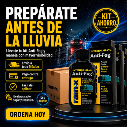 RainX Anti-Fog - Tratamiento Antiempañante