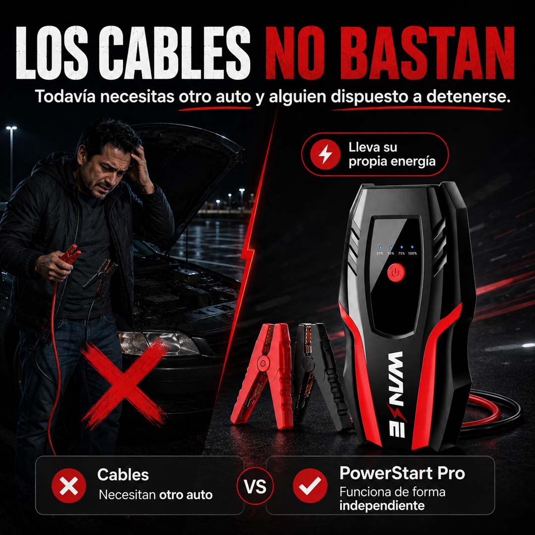 PowerStart Pro - Arrancador de Batería Portátil