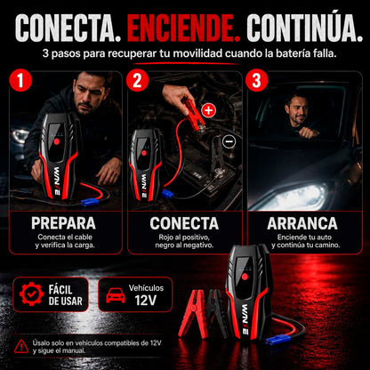 PowerStart Pro - Arrancador de Batería Portátil