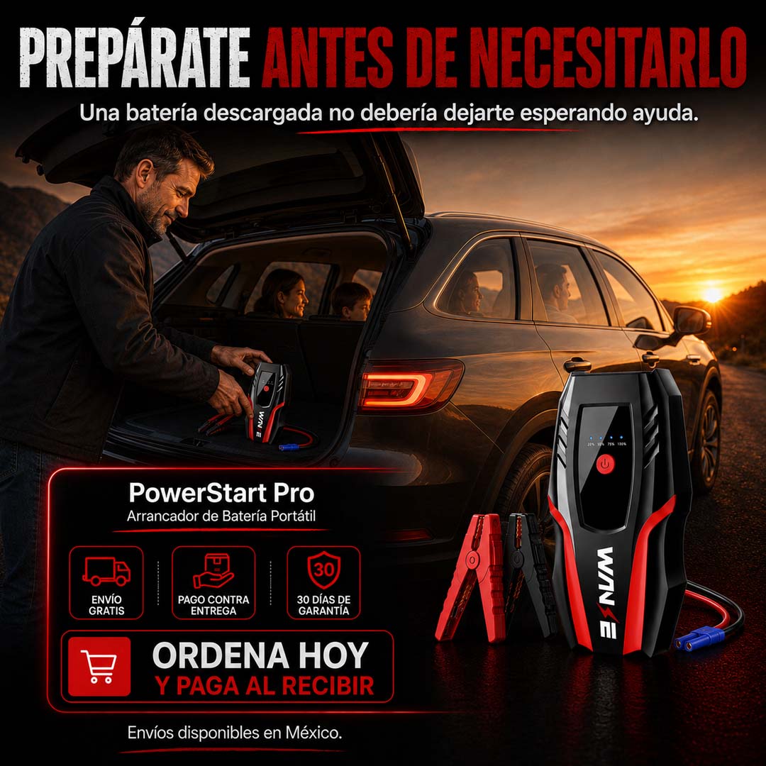 PowerStart Pro - Arrancador de Batería Portátil