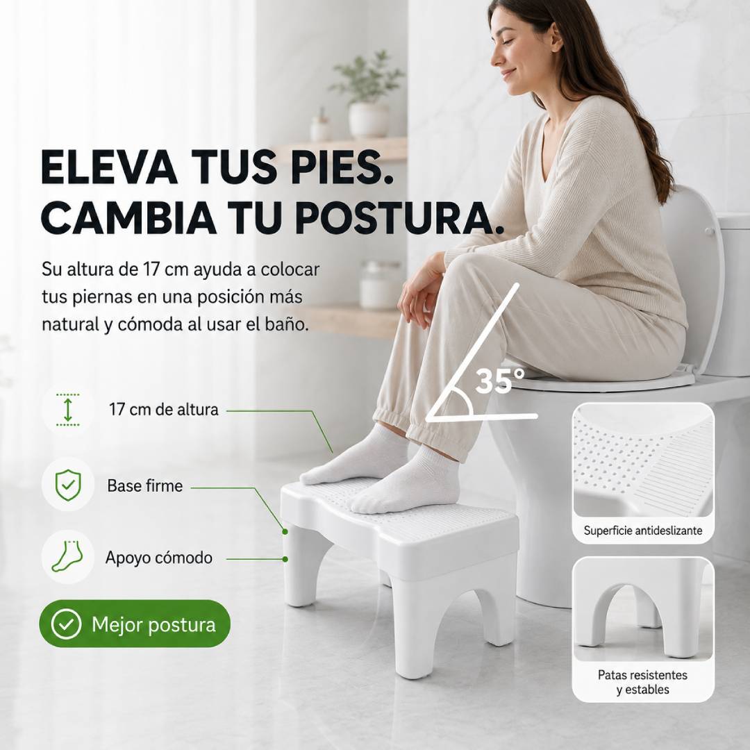 EasyPosture - Banquito ergonómico para inodoro