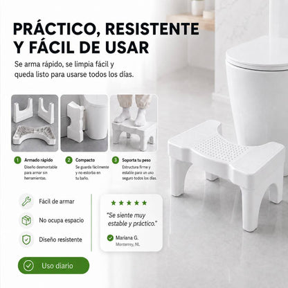 EasyPosture - Banquito ergonómico para inodoro