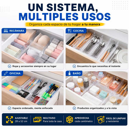 SpaceGuard 8 - Sistema de Organización Ajustable