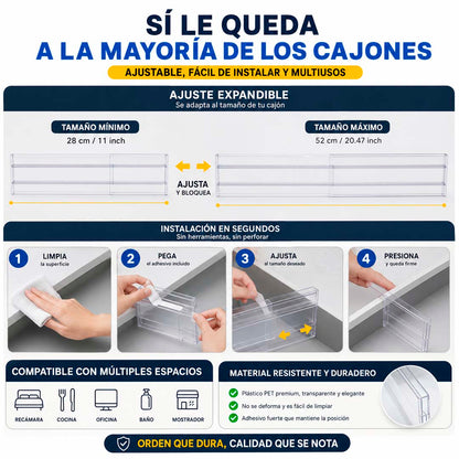 SpaceGuard 8 - Sistema de Organización Ajustable