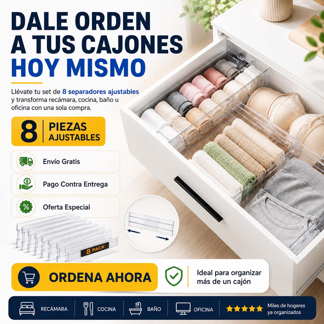 SpaceGuard 8 - Sistema de Organización Ajustable