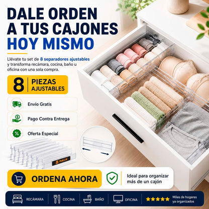 SpaceGuard 8 - Sistema de Organización Ajustable