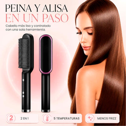 SilkBrush Pro - Cepillo alaciador 2 en 1
