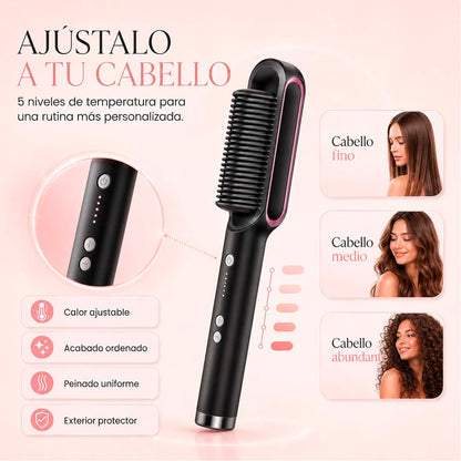 SilkBrush Pro - Cepillo alaciador 2 en 1