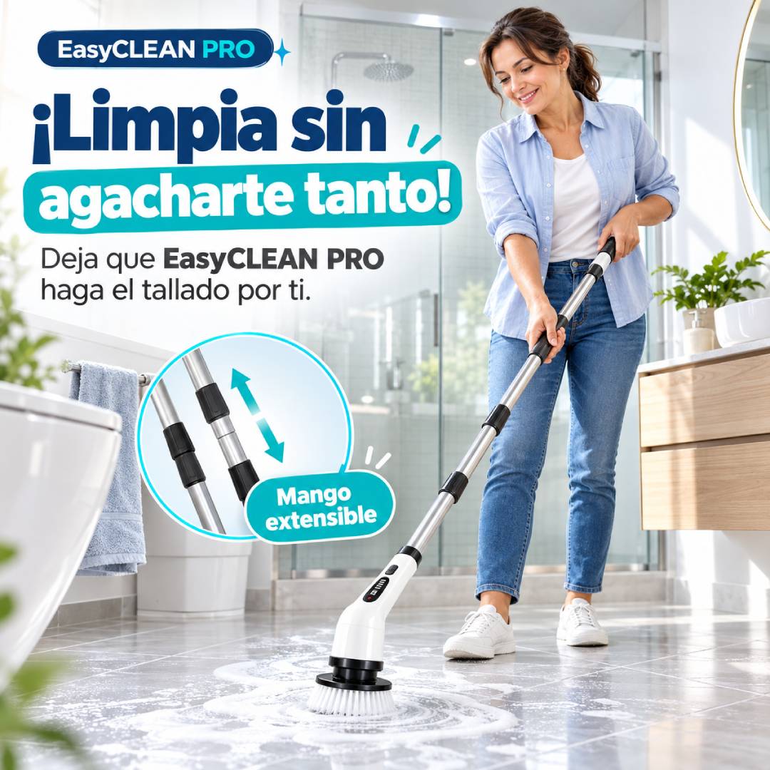 EasyCLEAN PRO - Cepillo Eléctrico 9 en 1