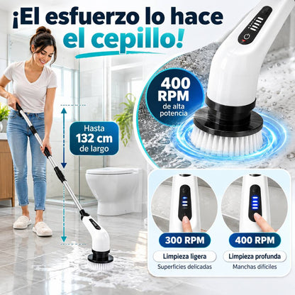 EasyCLEAN PRO - Cepillo Eléctrico 9 en 1