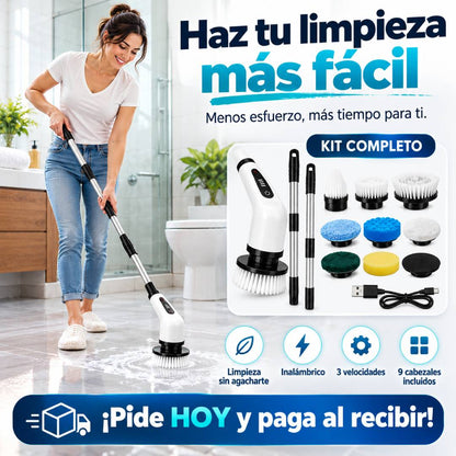 EasyCLEAN PRO - Cepillo Eléctrico 9 en 1