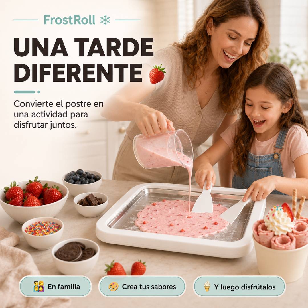 FrostRoll - Plancha para Rollos de Helado