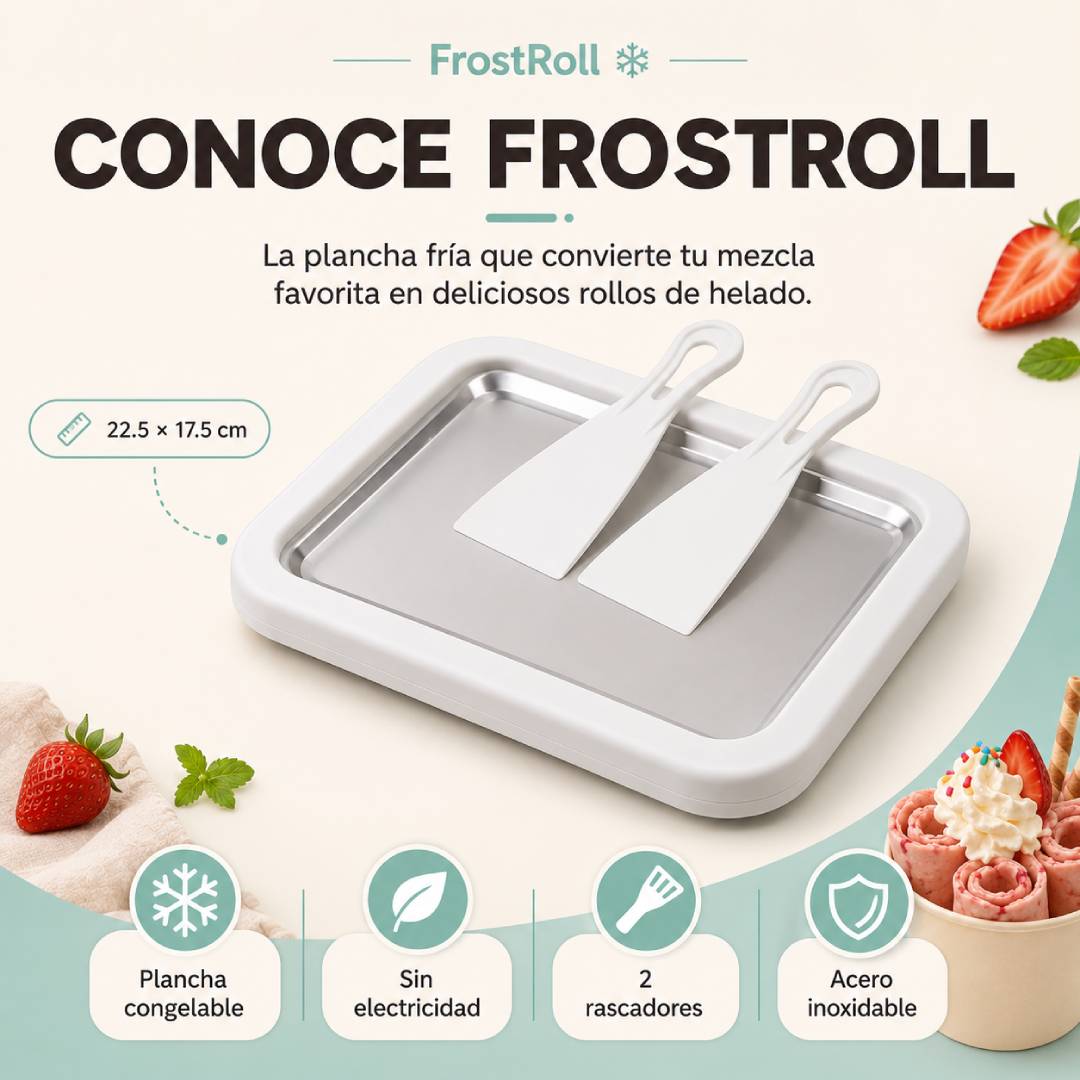 FrostRoll - Plancha para Rollos de Helado