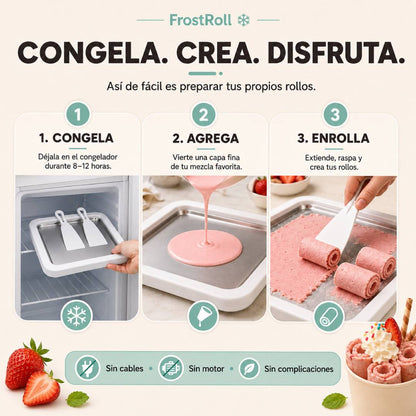 FrostRoll - Plancha para Rollos de Helado