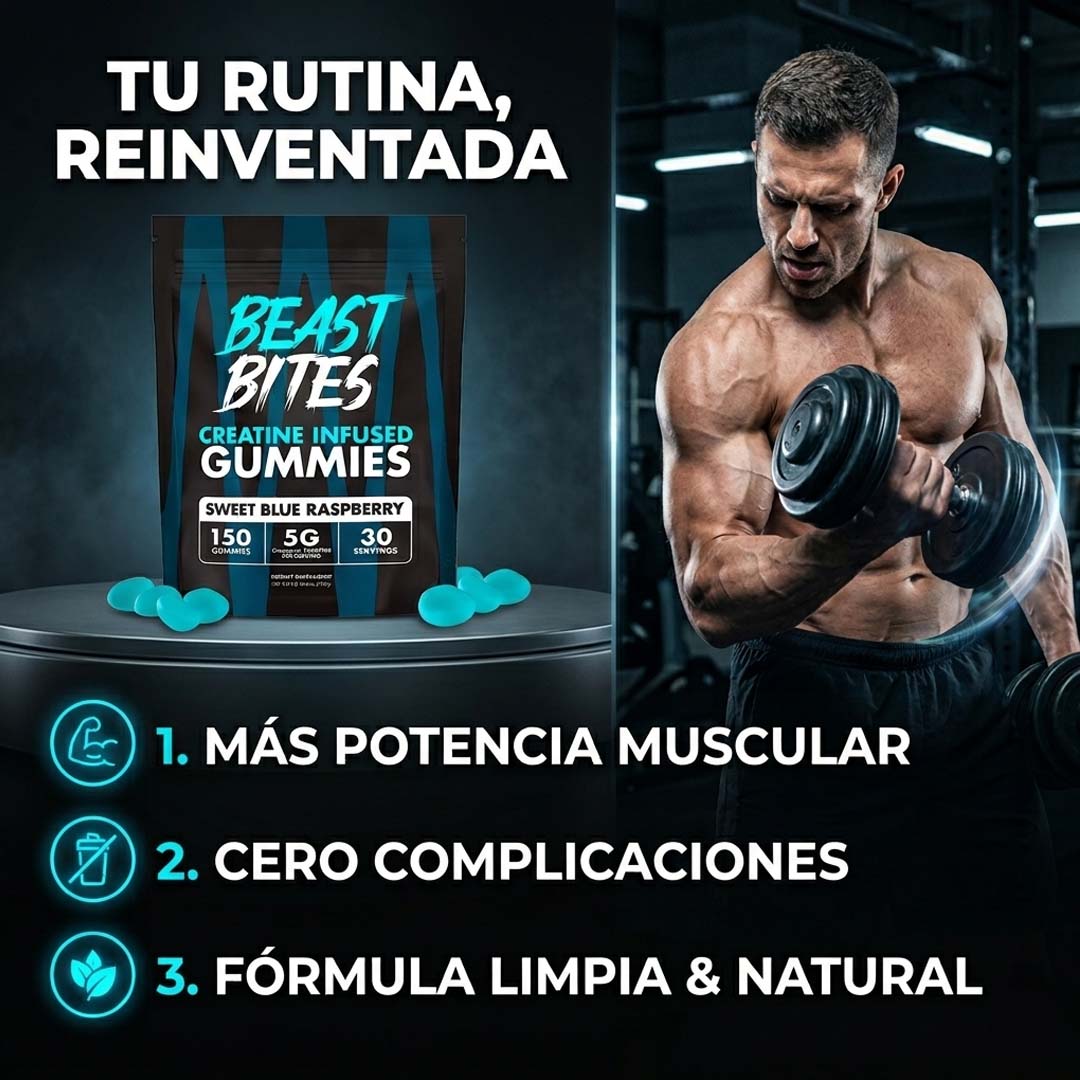 BEAST BITES - Gomitas de Creatina