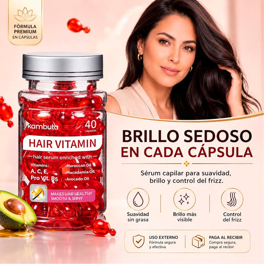 Hair Vitamin 40 Caps – Sérum capilar en cápsulas