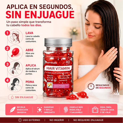 Hair Vitamin 40 Caps – Sérum capilar en cápsulas
