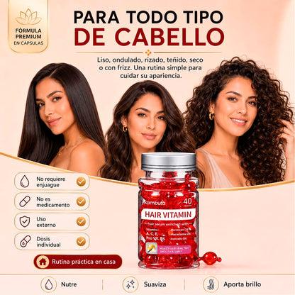 Hair Vitamin 40 Caps – Sérum capilar en cápsulas