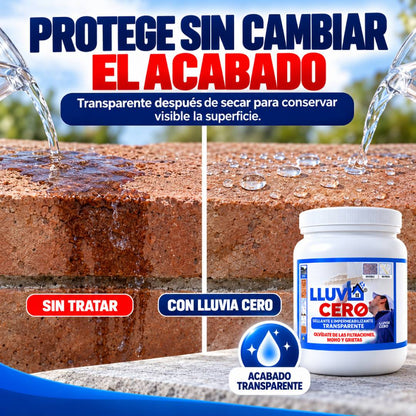 Lluvia Cero - Sellador Impermeabilizante Transparente 3.5L