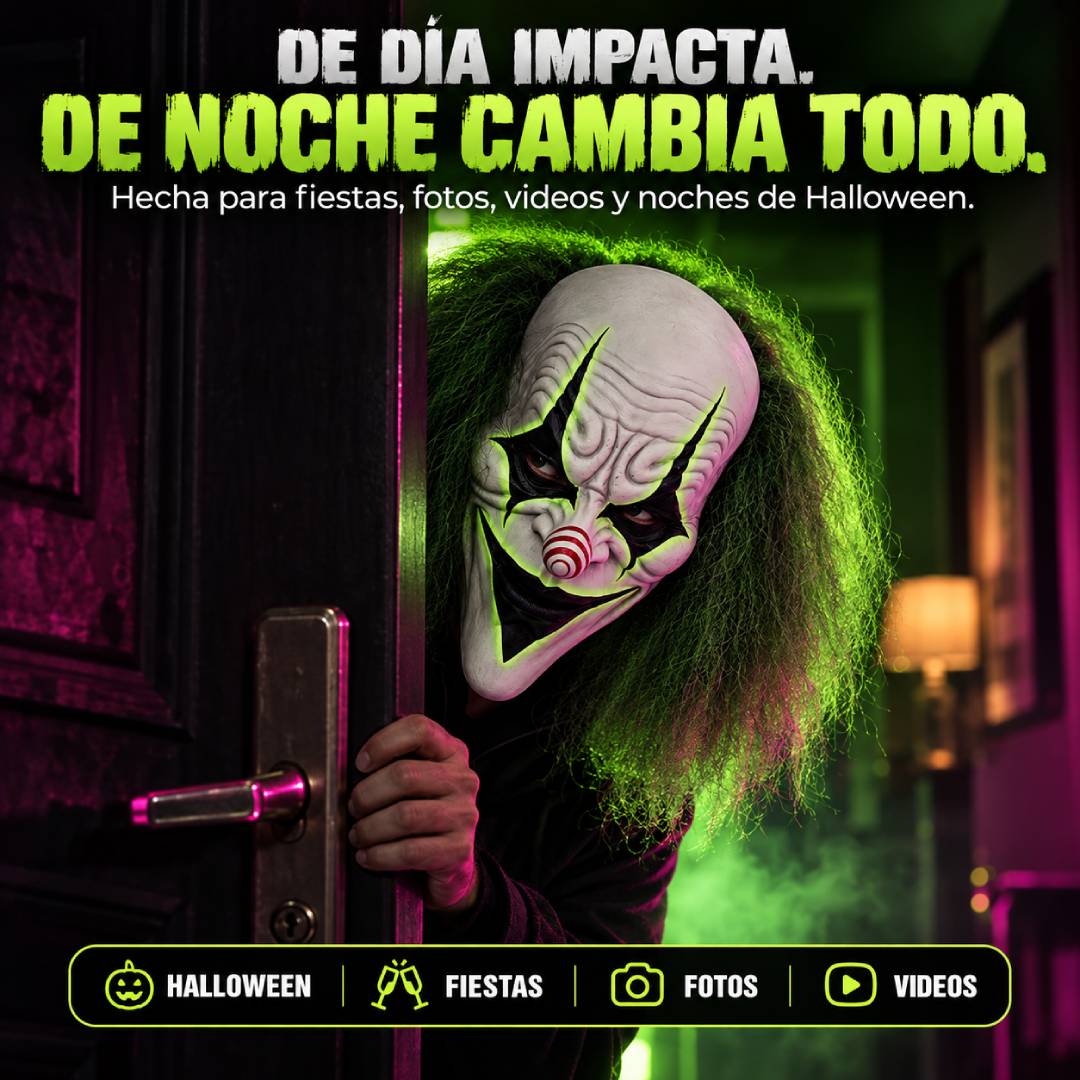 NightClown - Máscara de Payaso de Terror