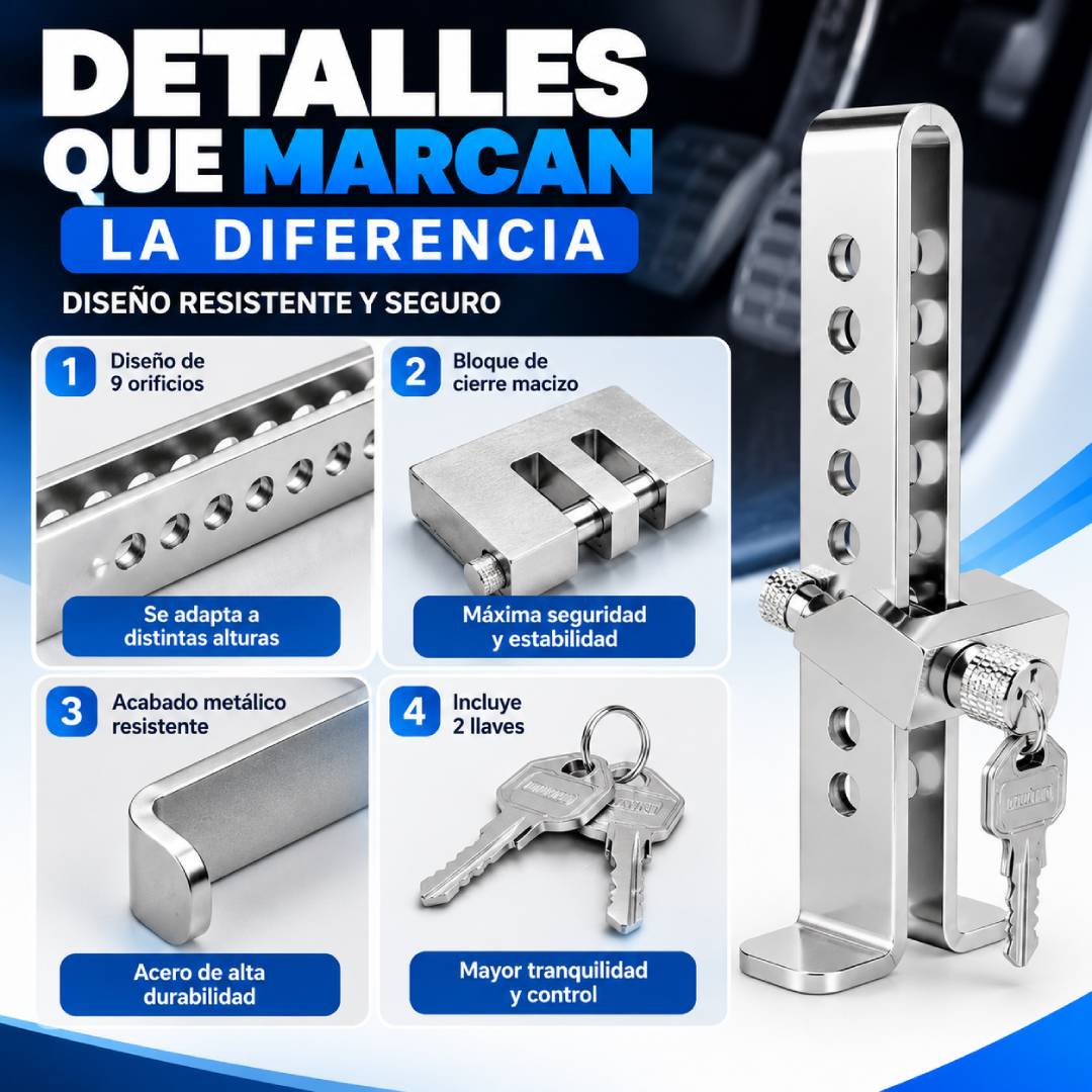 PedalLock Pro - Candado Antirrobo para Pedal