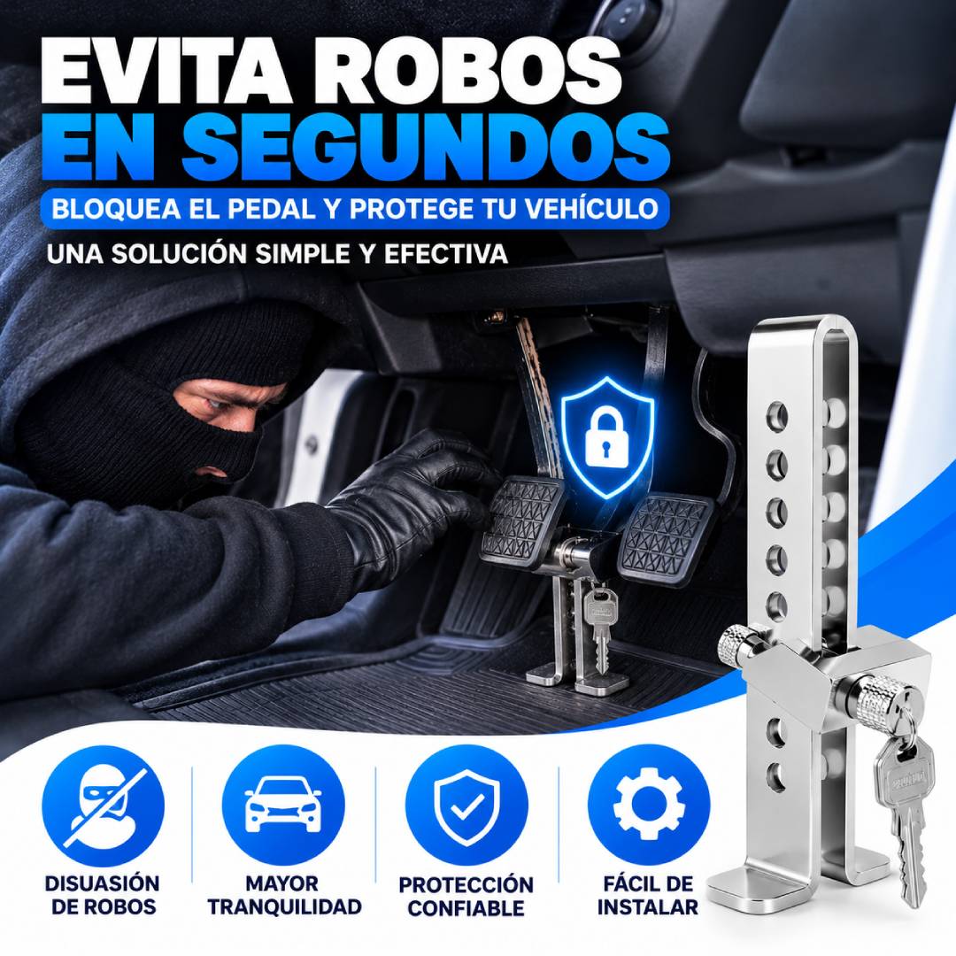 PedalLock Pro - Candado Antirrobo para Pedal