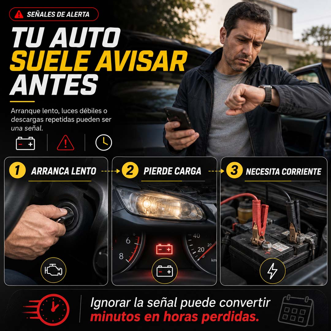 VoltCheck Pro - Probador de Batería y Alternador 12V