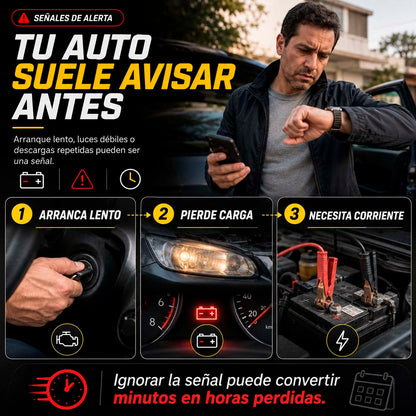 VoltCheck Pro - Probador de Batería y Alternador 12V