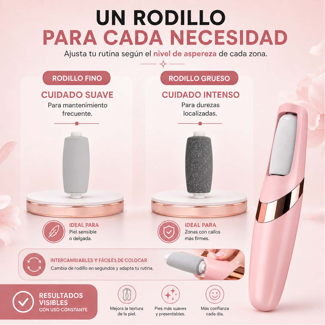 SoftStep Pro – Removedor Eléctrico de Callos Recargable
