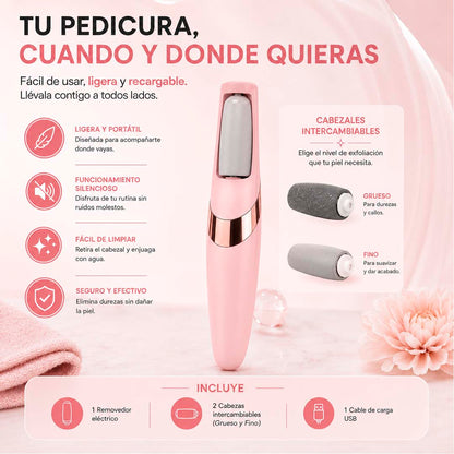 SoftStep Pro – Removedor Eléctrico de Callos Recargable