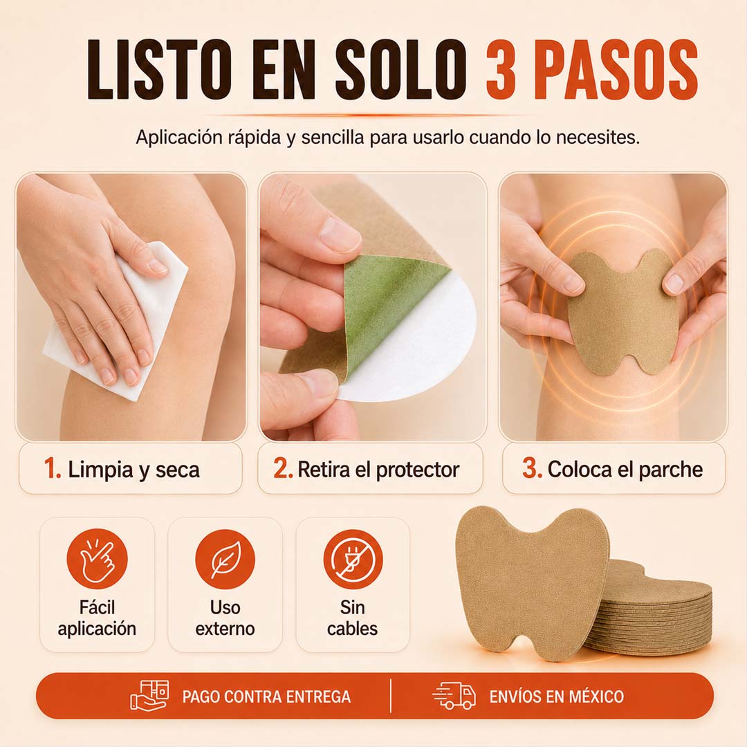 ThermoRelief 50 - Parches Térmicos Para Rodillas y Músculos