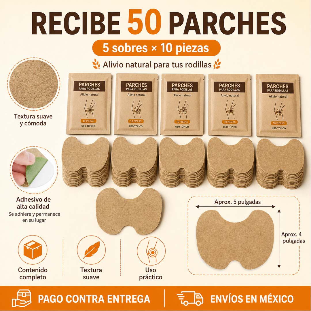 ThermoRelief 50 - Parches Térmicos Para Rodillas y Músculos