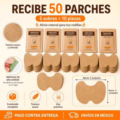 ThermoRelief 50 - Parches Térmicos Para Rodillas y Músculos