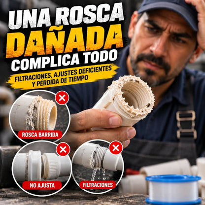 Roscafix PRO - Roscador de Tuberías 3 en 1