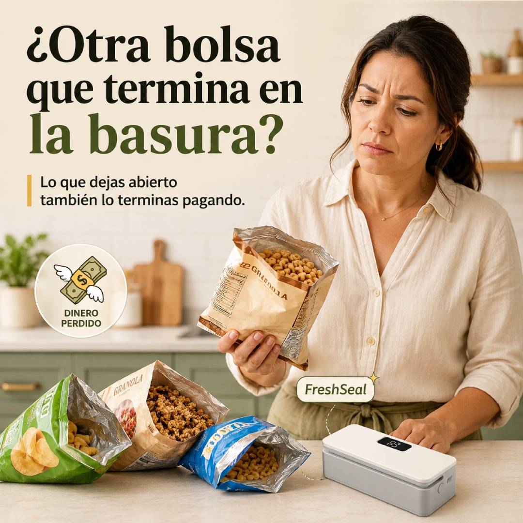 FreshSeal — Selladora Recargable de Bolsas
