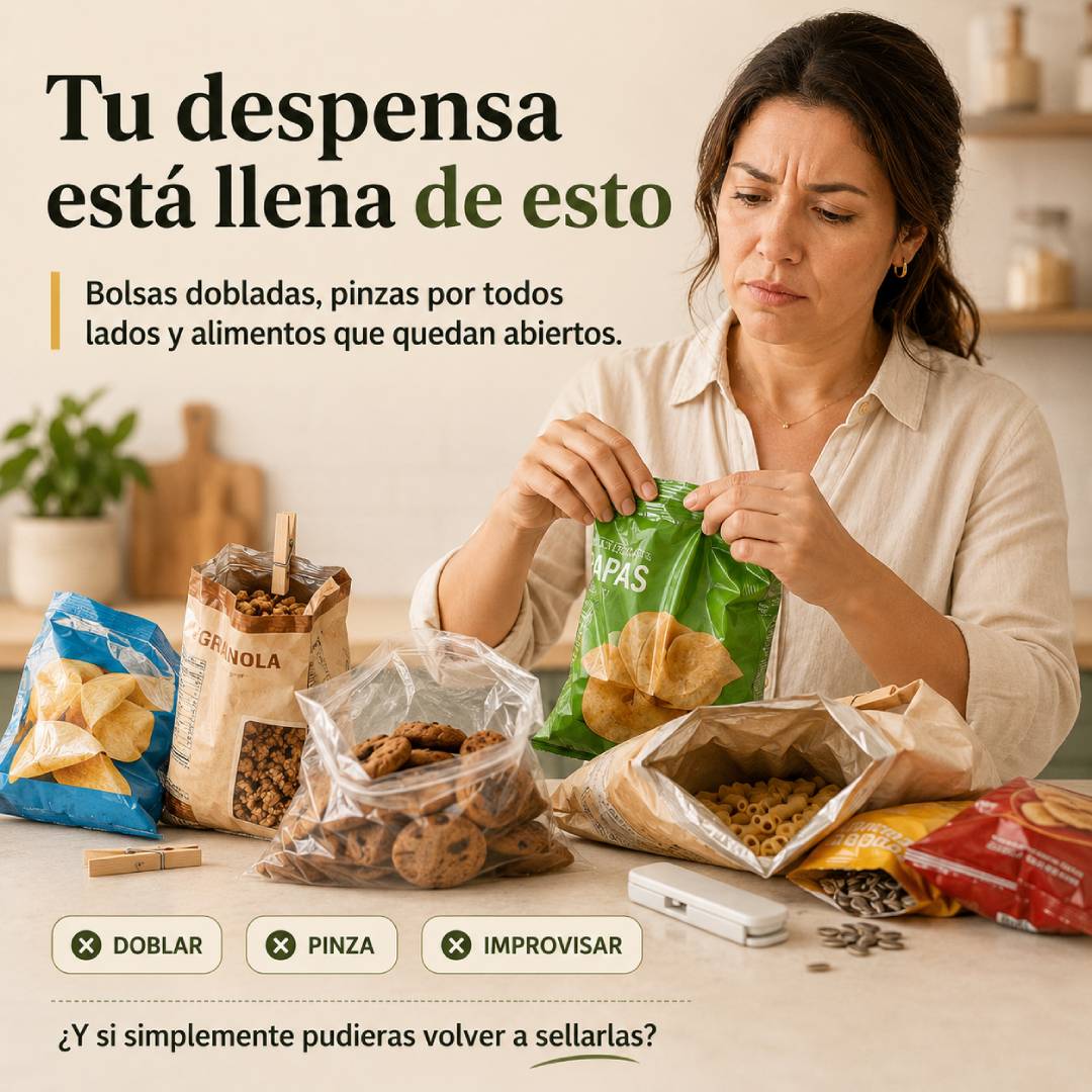 FreshSeal — Selladora Recargable de Bolsas