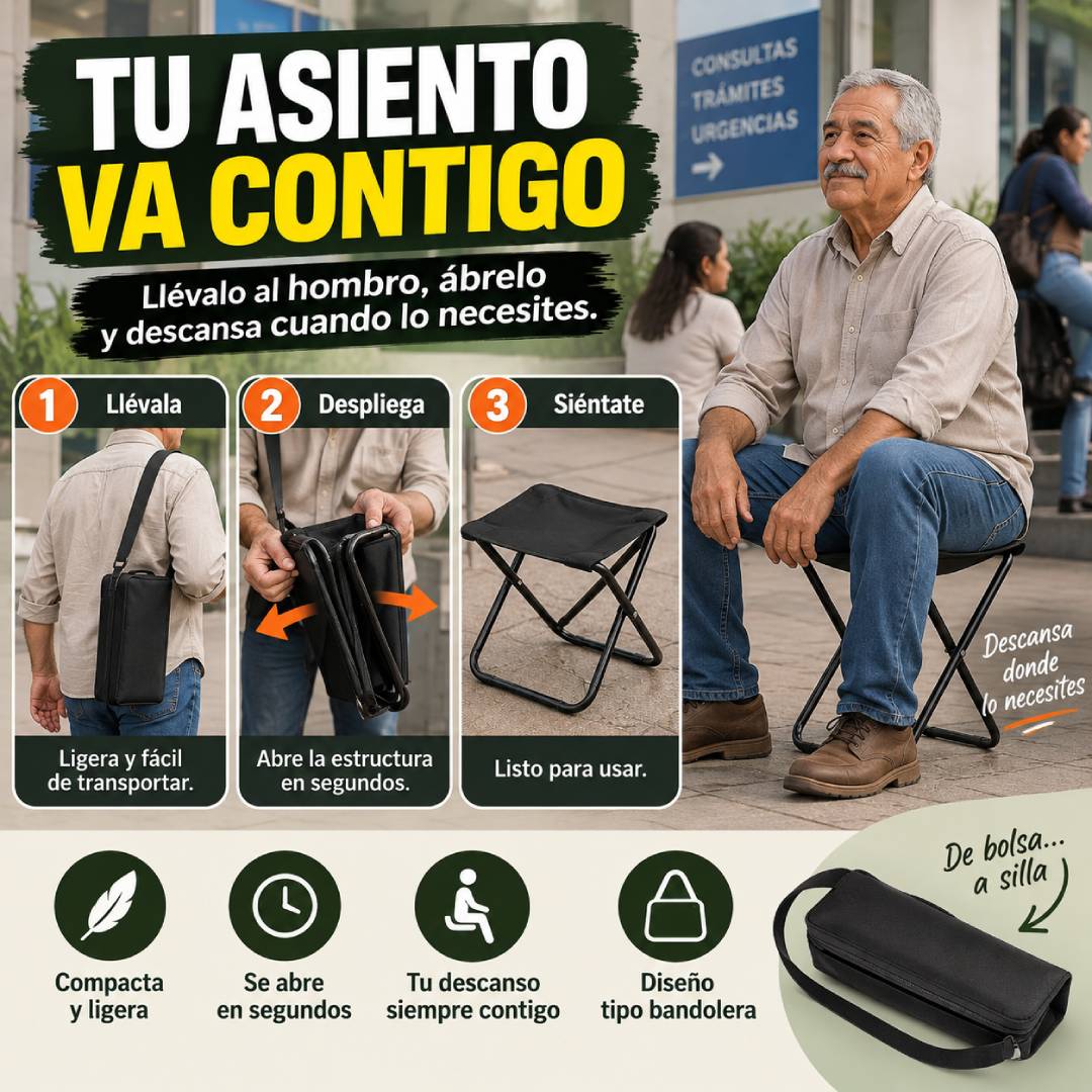 SitGo Pro - Silla Plegable Portátil