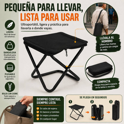 SitGo Pro - Silla Plegable Portátil