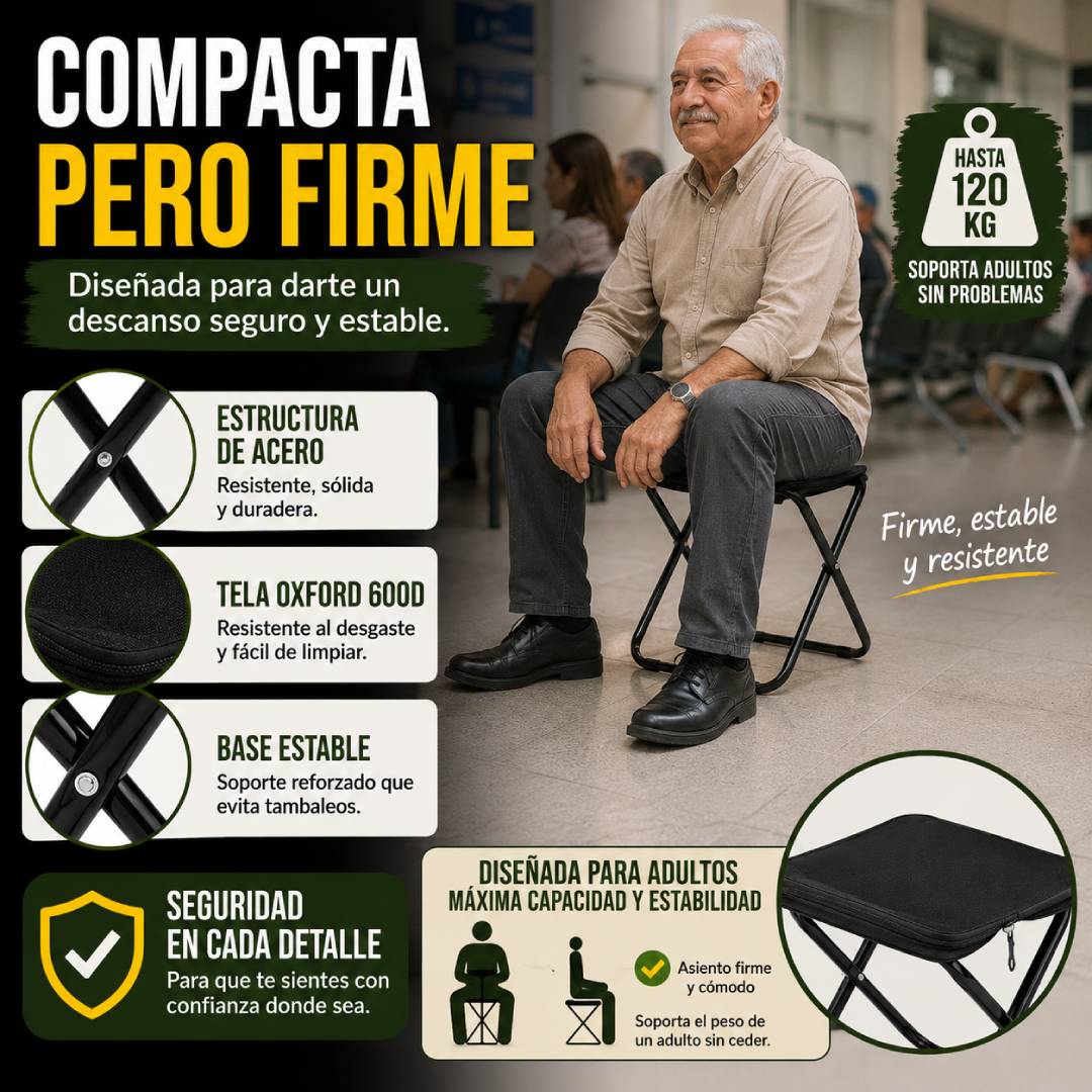 SitGo Pro - Silla Plegable Portátil