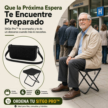 SitGo Pro - Silla Plegable Portátil