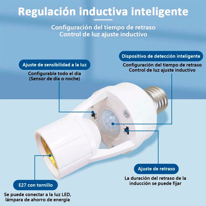 3 Sockets con sensor de movimiento