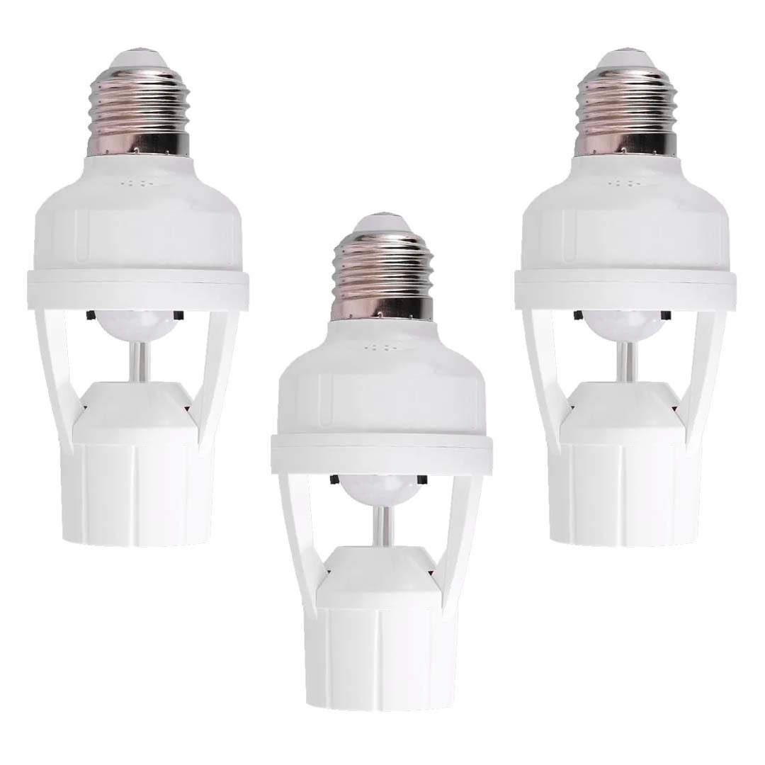 3 Sockets con sensor de movimiento