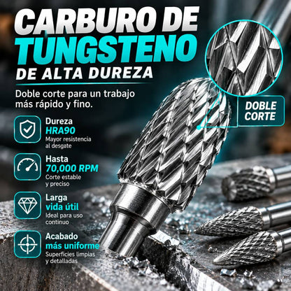 Tungsten Pro - Kit de 10 Fresas