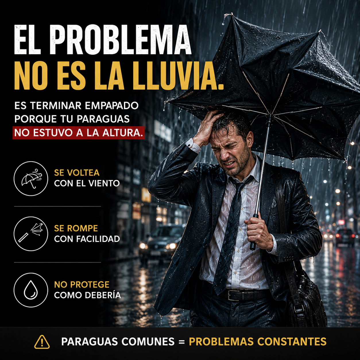 AeroShield Max 360 - Paraguas Protección UV y Antiráfagas